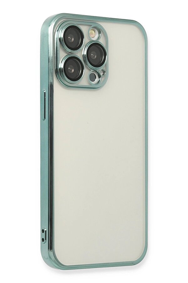 İphone 14 Pro Kılıf Lensli̇ Si̇li̇kon - Yeşi̇l - Dropx3539-1984