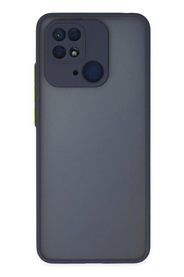Xi̇aomi̇ Redmi̇ 10C Kılıf Montreal Si̇li̇kon Kapak - Laci̇vert - Dropx6435-1489