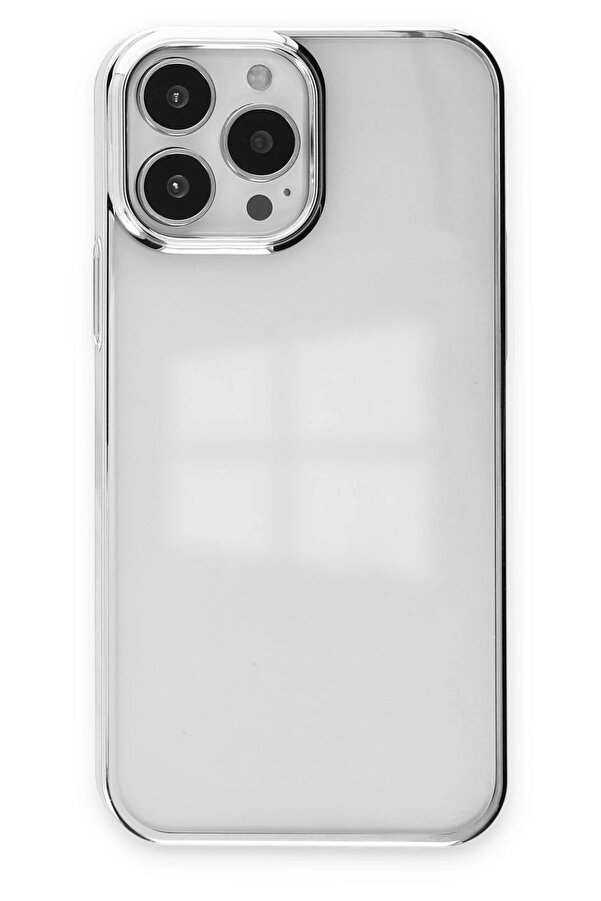 İphone 14 Pro Max Kılıf Element Si̇li̇kon - Gümüş - Dropx9215-2819