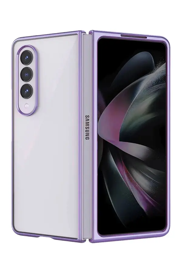 Samsung Galaxy Z Fold 4 Kılıf Fold Element Kapak - Mor - Dropx1838-9688