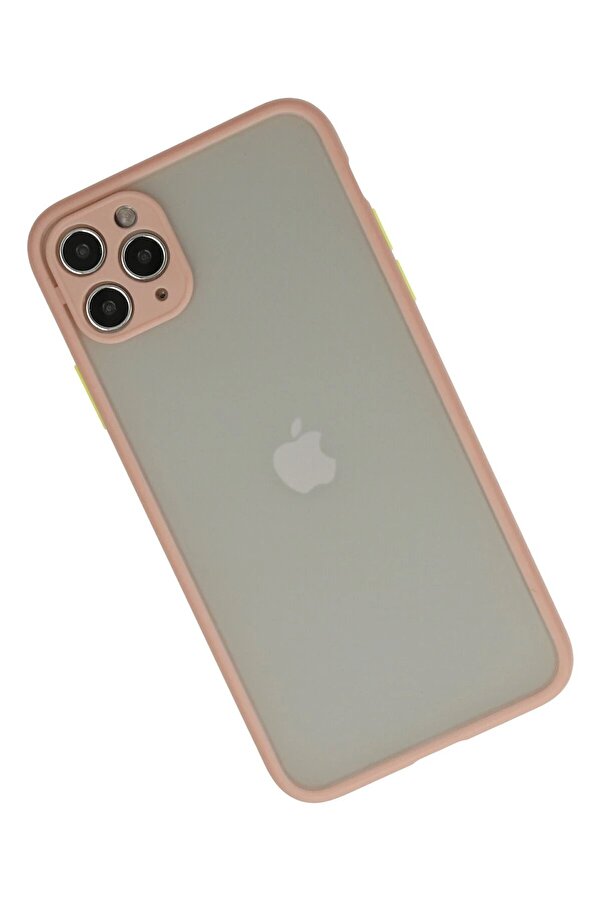 İphone 12 Pro Kılıf Montreal Si̇li̇kon Kapak - Pembe - Dropx1036-9297