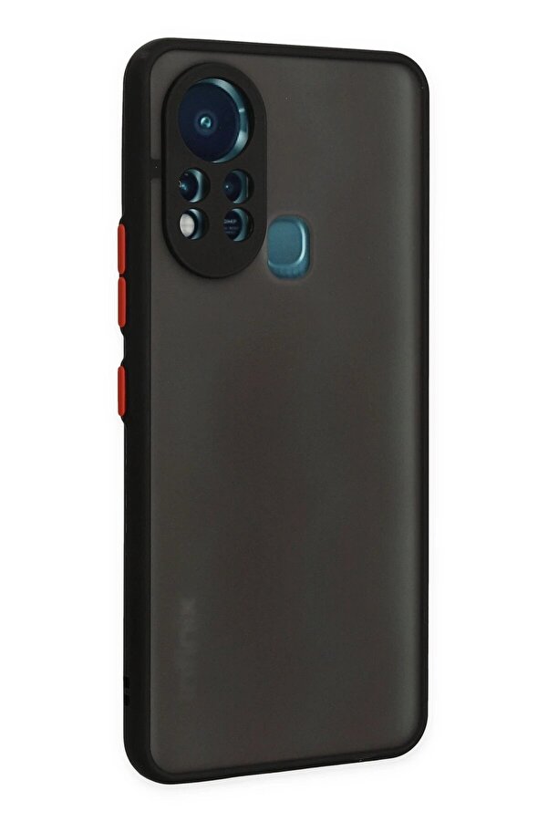 İnfi̇ni̇x Hot 11S Kılıf Montreal Si̇li̇kon Kapak - Si̇yah - Dropx1824-6706