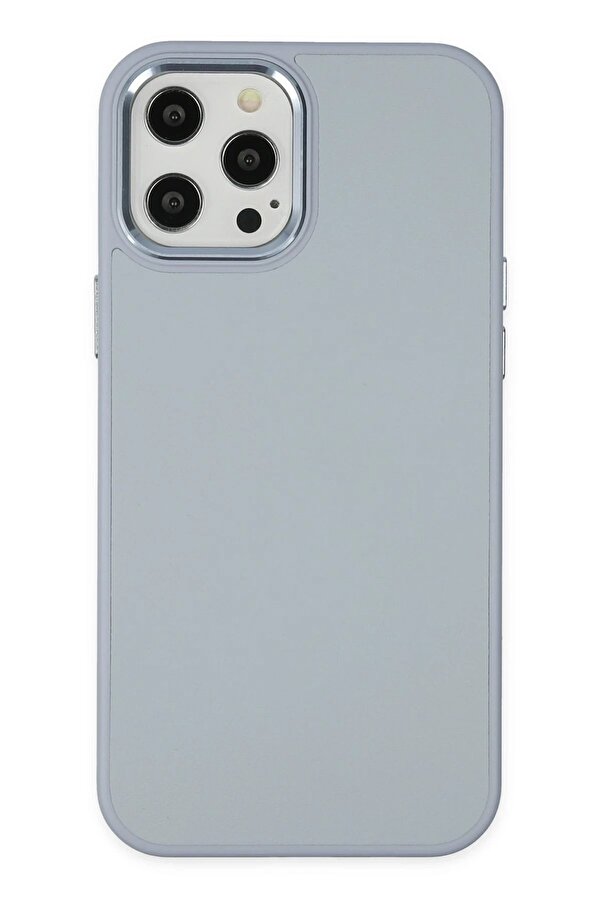 İphone 12 Pro Max Kılıf Asya Deri̇ Si̇li̇kon - Si̇erra Blue - Dropx2259-5652
