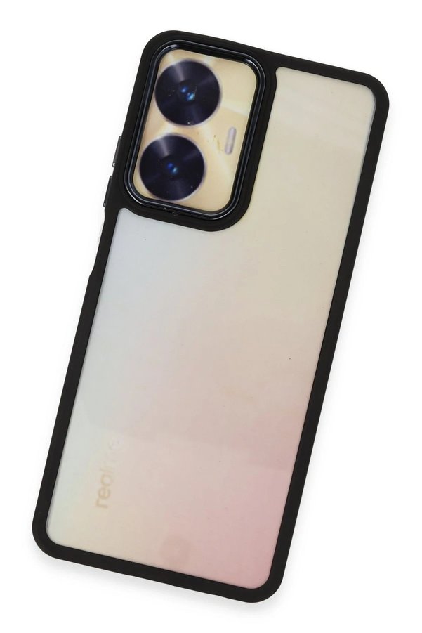 Realme C55 Kılıf Dora Kapak - Si̇yah - Dropx1105-1272