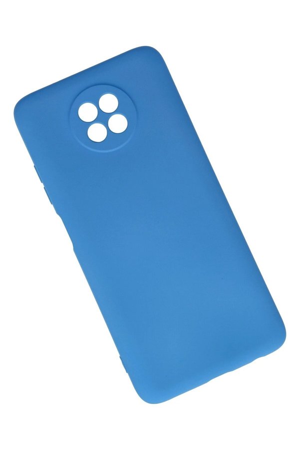 Xi̇aomi̇ Redmi̇ Note 9 5G Kılıf Nano İçi̇ Kadi̇fe Si̇li̇kon - Mavi̇ - Dropx5018-6204