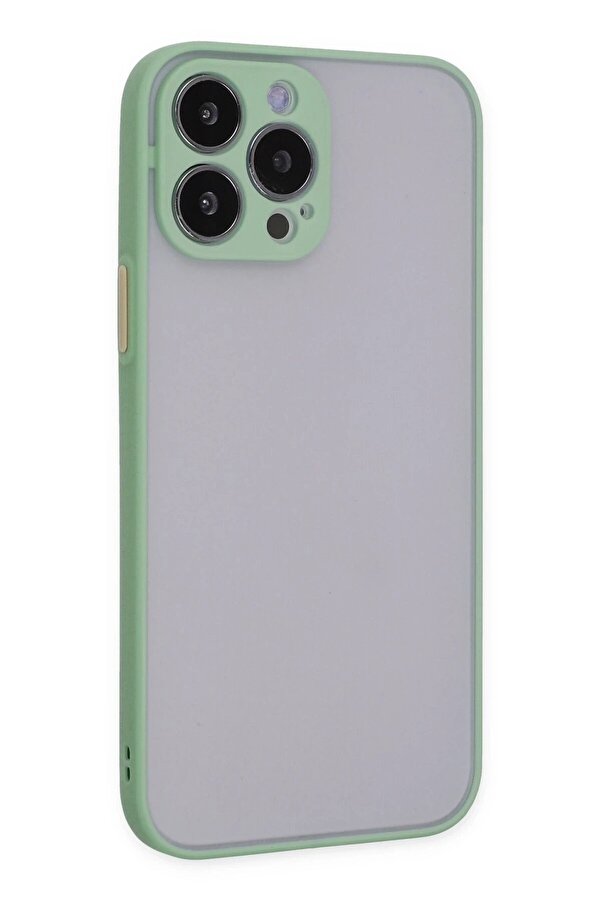 İphone 15 Pro Kılıf Montreal Si̇li̇kon Kapak - Açık Yeşi̇l - Dropx7232-8469
