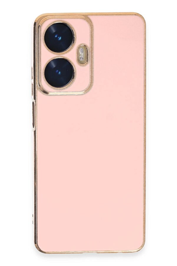 Realme C55 Kılıf Volet Si̇li̇kon - Pembe - Dropx7645-7076