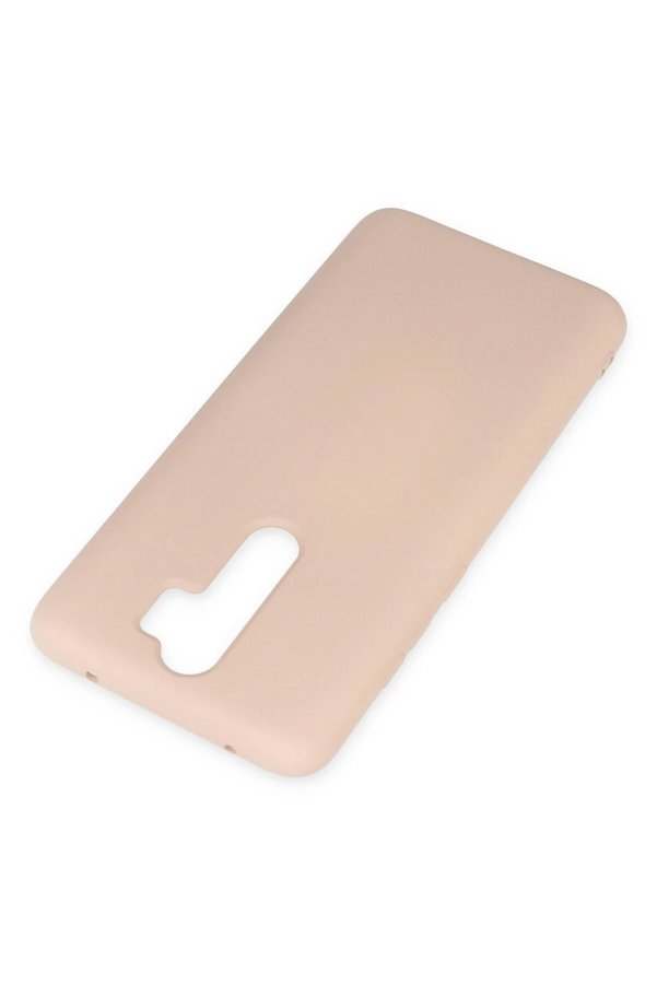 Xi̇aomi̇ Redmi̇ Note 8 Pro Kılıf Nano İçi̇ Kadi̇fe Si̇li̇kon - Pudra - Dropx2003-6251