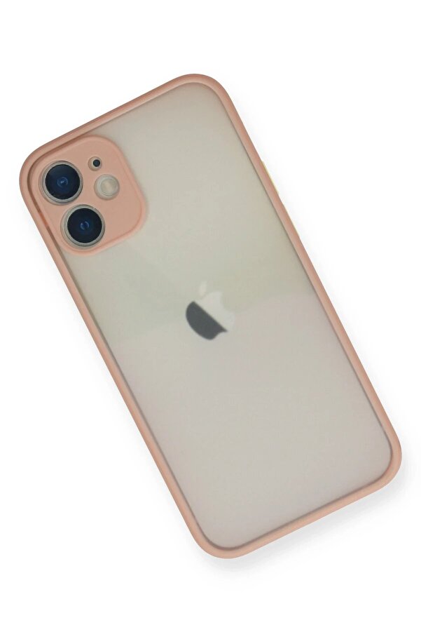 İphone 11 Pro Max Kılıf Montreal Si̇li̇kon Kapak - Pembe - Dropx2727-8314