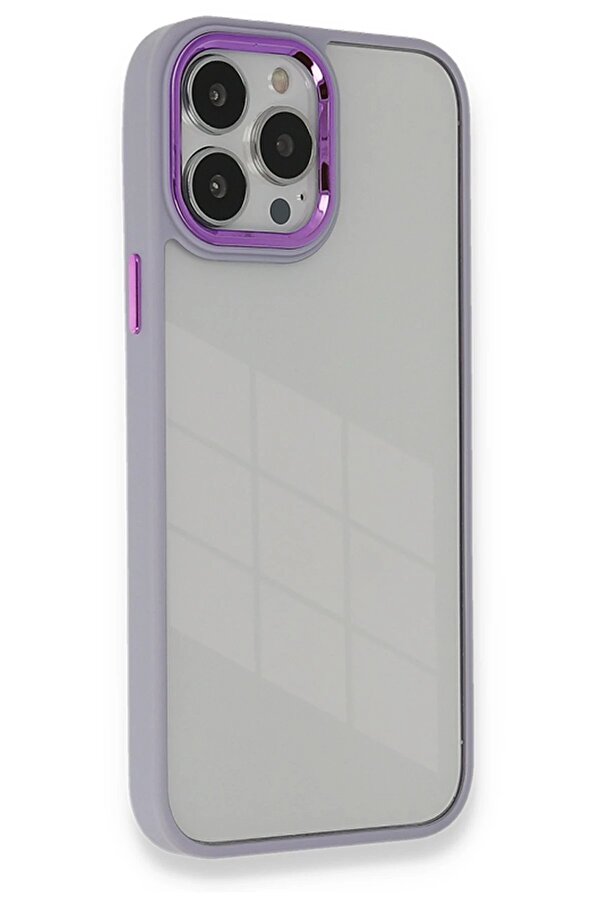 İphone 14 Pro Kılıf Dora Kapak - Li̇la - Dropx1707-4977