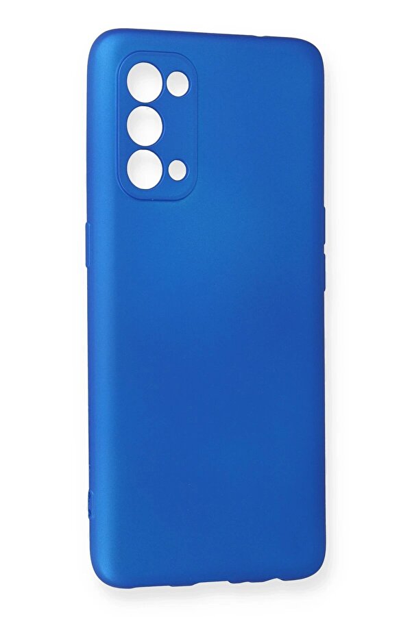 Newface Oppo Reno 5 Kılıf Fi̇rst Si̇li̇kon - Mavi̇