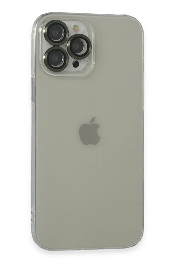 İphone 13 Pro Max Kılıf Luko Lens Si̇li̇kon - Yeşi̇l - Dropx4538-8532