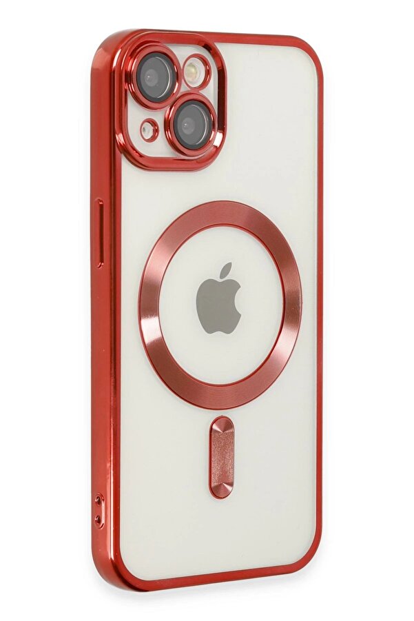 İphone 14 Plus Kılıf Kross Magneti̇csafe Kapak - Kırmızı - Dropx9134-9898