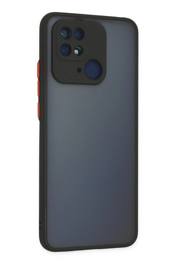 Xi̇aomi̇ Redmi̇ 10C Kılıf Montreal Si̇li̇kon Kapak - Si̇yah - Dropx7988-7643