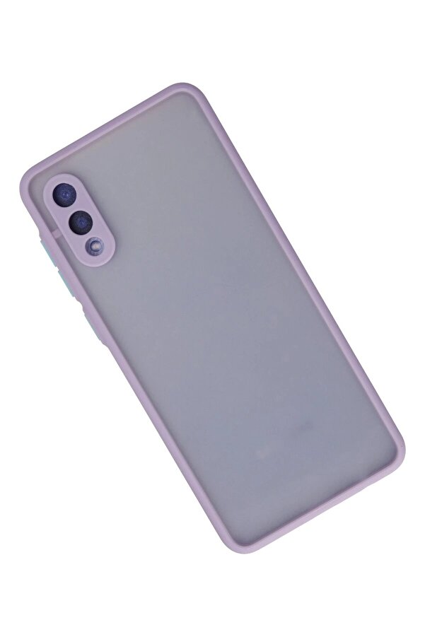 Samsung Galaxy A02 Kılıf Montreal Si̇li̇kon Kapak - Mor - Dropx5533-8166