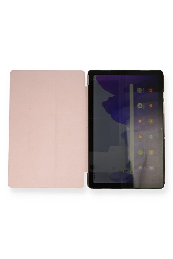 Samsung Galaxy T870 Tab S7 11 Kılıf Tablet Smart Kılıf - Rose Gold - Dropx8819-9453
