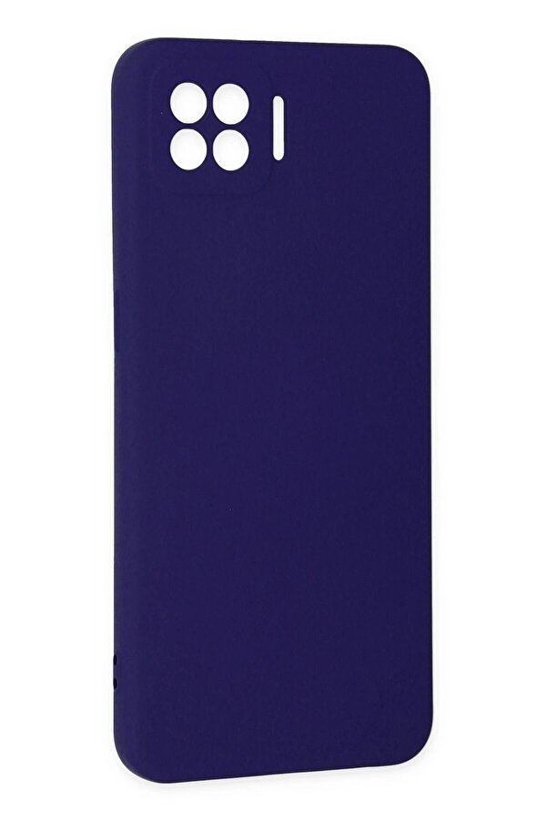Oppo A73 Kılıf Nano İçi̇ Kadi̇fe Si̇li̇kon - Mor - Dropx4110-5333