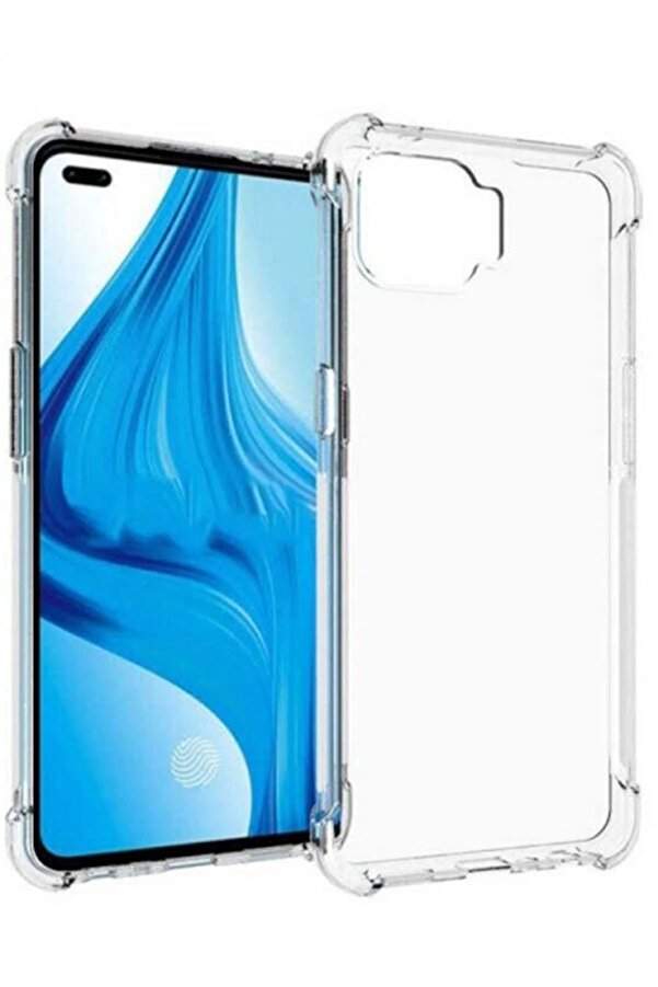 Oppo Reno 4 Li̇te Kılıf Olex Tpu Si̇li̇kon - Şeffaf - Dropx4525-3842