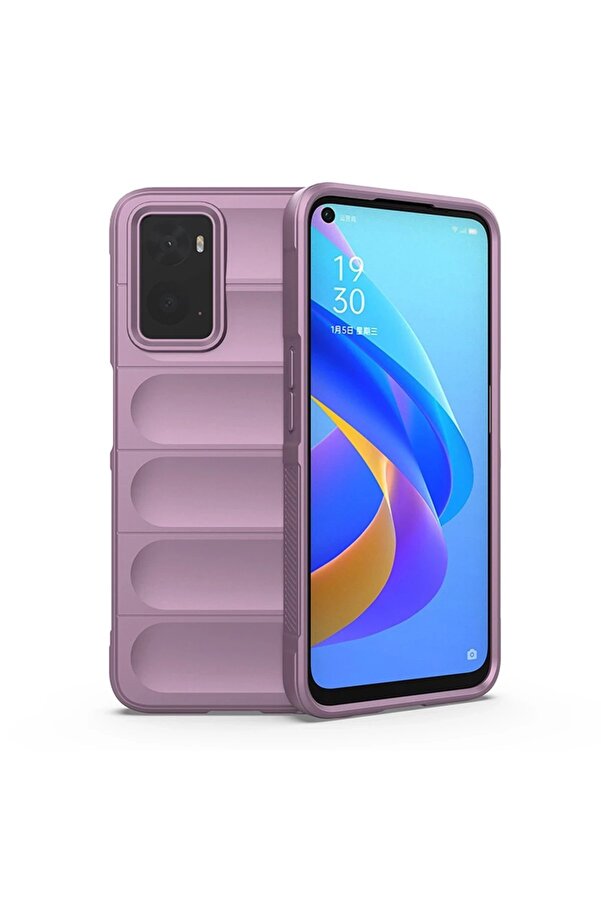 Realme 9İ 4G Kılıf Opti̇mum Si̇li̇kon - Mor - Dropx6951-3461