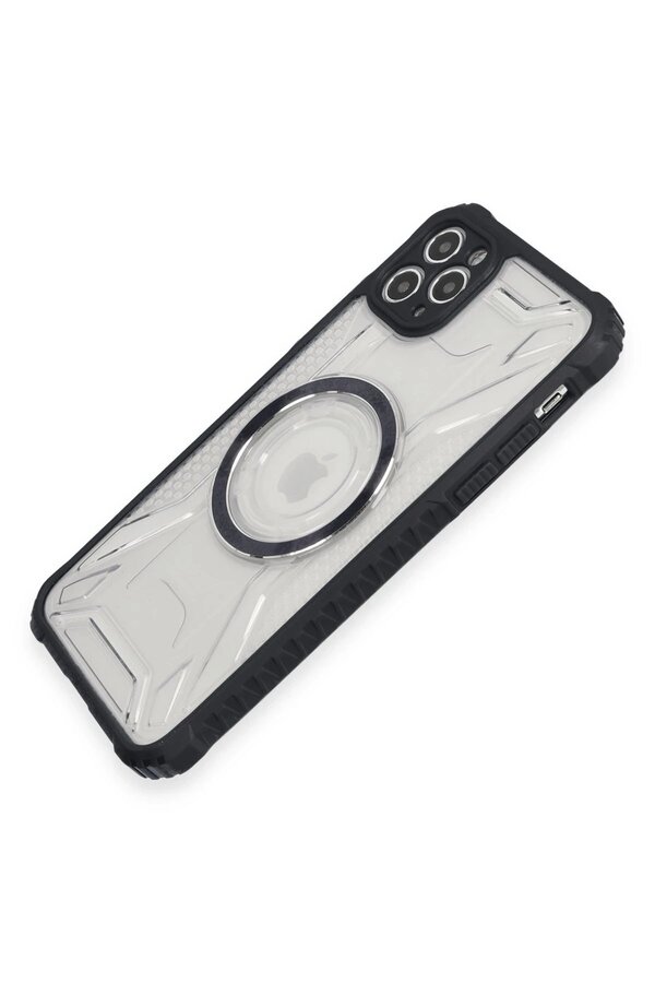 İphone 11 Pro Max Kılıf Prag Magneti̇csafe Kapak - Si̇yah - Dropx3769-5274