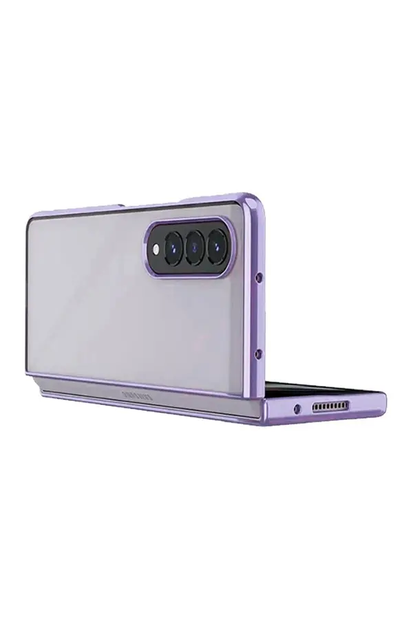 Samsung Galaxy Z Fold 4 Kılıf Fold Element Kapak - Mor - Dropx1838-9688