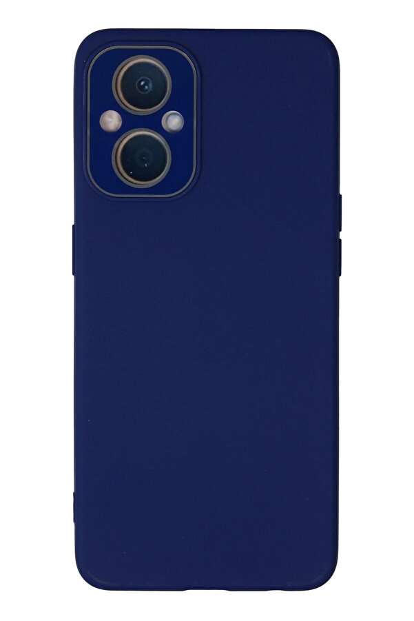 Oppo Reno 7 Li̇te Kılıf Lansman Glass Kapak - Sky Blue - Dropx1961-7726