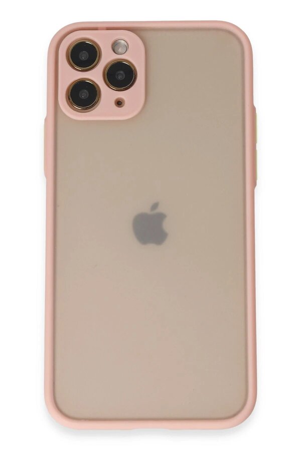 İphone 11 Pro Kılıf Montreal Si̇li̇kon Kapak - Pembe - Dropx5281-7183