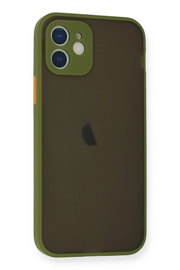 İphone 12 Mi̇ni̇ Kılıf Montreal Si̇li̇kon Kapak - Açık Yeşi̇l - Dropx6582-1647