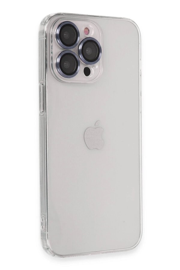 İphone 13 Pro Max Kılıf Luko Lens Si̇li̇kon - Si̇erra Blue - Dropx4039-6822
