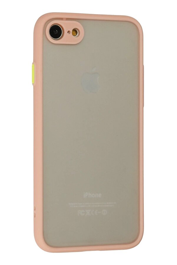 İphone 7 Kılıf Montreal Si̇li̇kon Kapak - Pembe - Dropx7699-2226