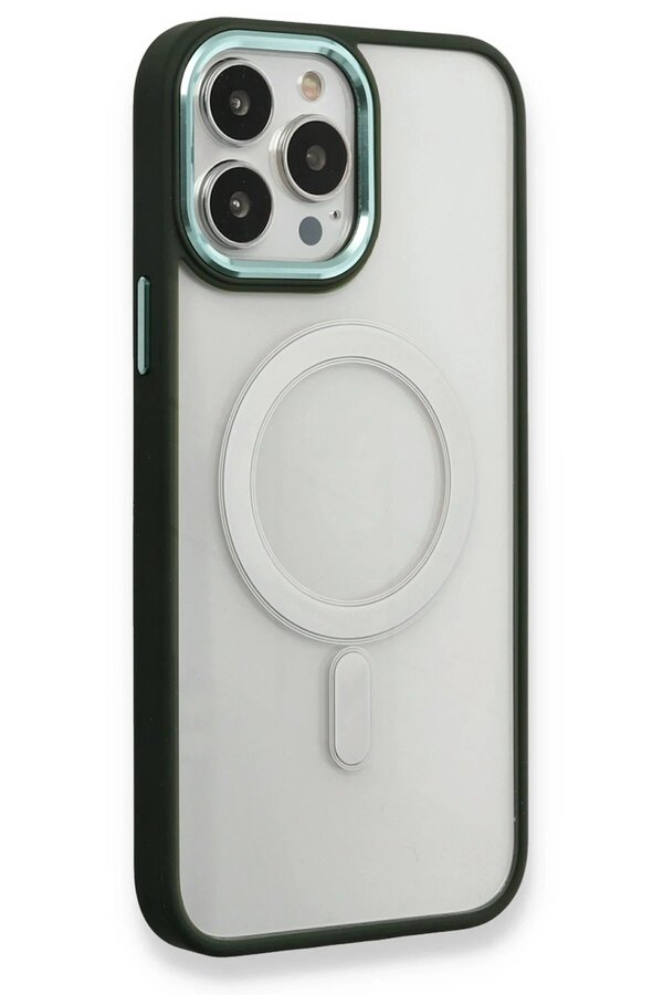 İphone 14 Pro Kılıf Room Magneti̇csafe Si̇li̇kon - Köknar Yeşi̇li̇ - Dropx8292-8487