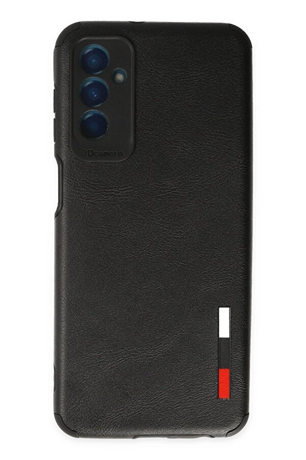 Samsung Galaxy M13 Kılıf Loop Deri̇ Si̇li̇kon - Si̇yah - Dropx4612-6357