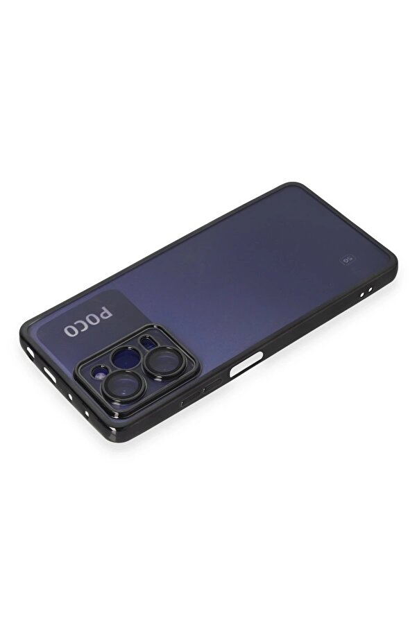 Xi̇aomi̇ Poco X5 Pro 5G Kılıf Lensli̇ Si̇li̇kon - Si̇yah - Dropx1446-4977