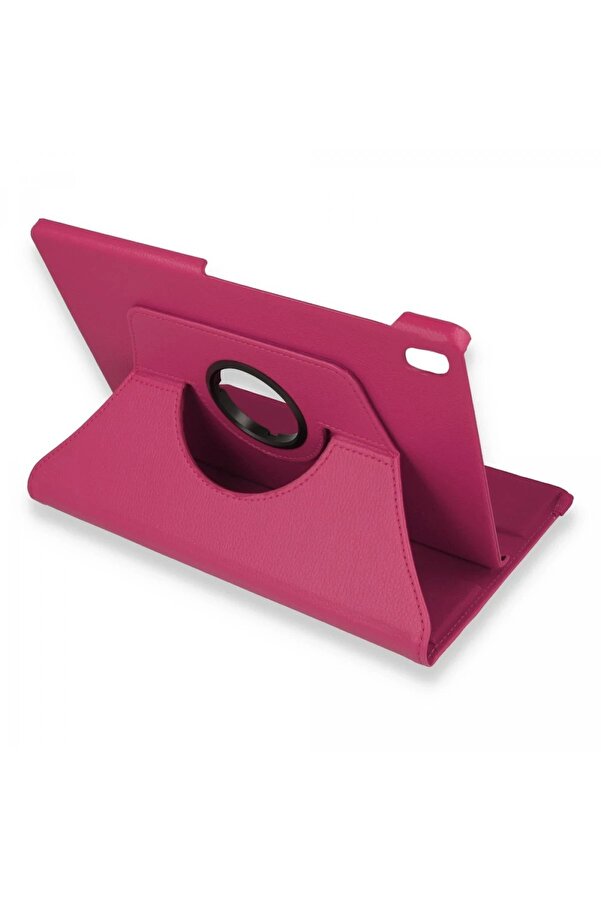 M10 Fhd Plus X606F Kılıf 360 Tablet Deri̇ Kılıf - Pembe - Dropx8958-6642