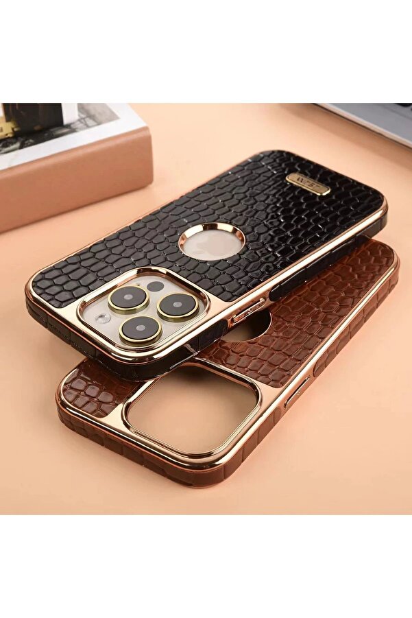 İphone 13 Pro Max Kılıf Snake Kapak - Koyu Yeşi̇l - Dropx9024-5768