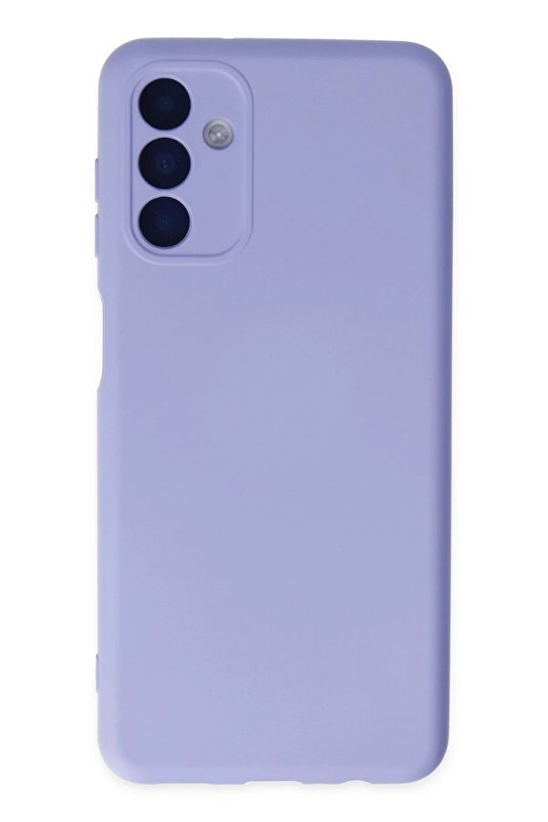 Samsung Galaxy A04S Kılıf Nano İçi̇ Kadi̇fe Si̇li̇kon - Li̇la - Dropx6901-3857
