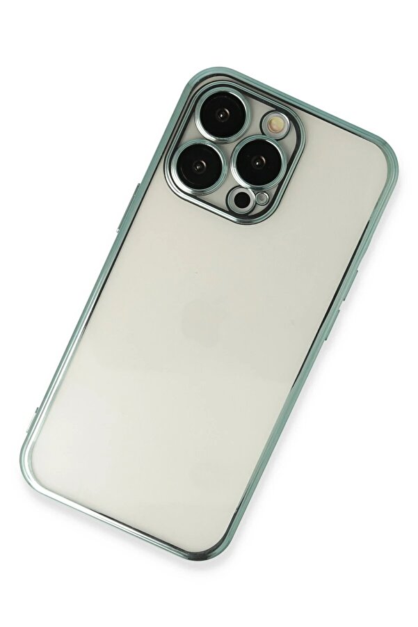 İphone 14 Pro Kılıf Lensli̇ Si̇li̇kon - Yeşi̇l - Dropx3539-1984