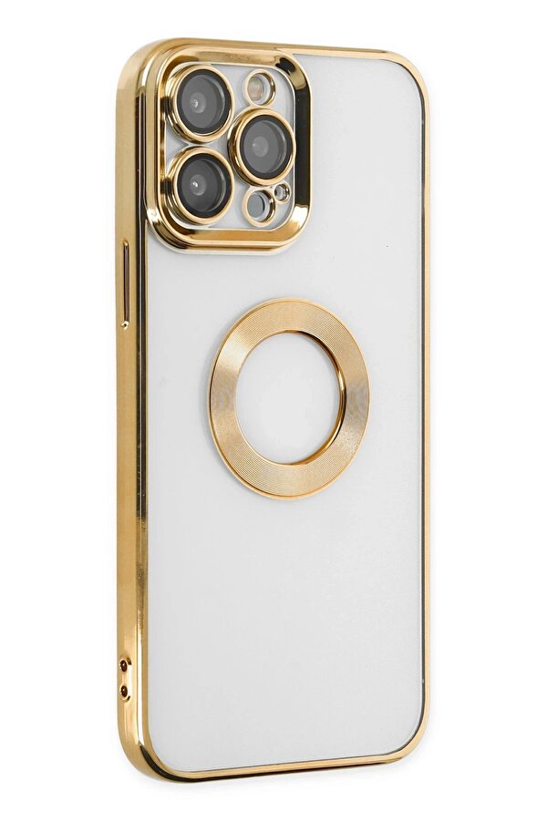 İphone 14 Pro Max Kılıf Slot Si̇li̇kon - Gold - Dropx9135-6233