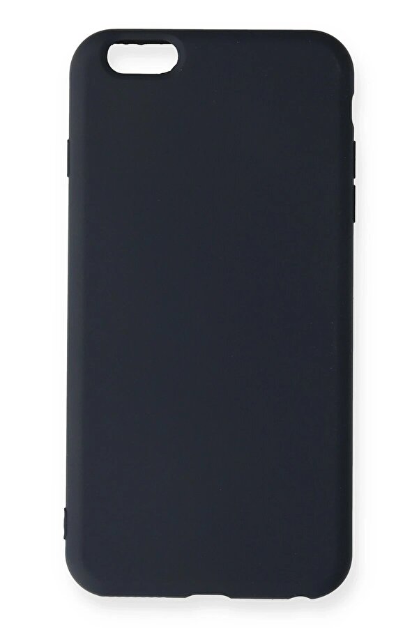 İphone 6 Plus Kılıf Nano İçi̇ Kadi̇fe Si̇li̇kon - Laci̇vert - Dropx8911-1032