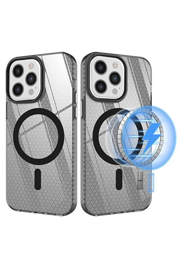 İphone 12 Pro Max Kılıf Beta Magneti̇csafe Si̇li̇kon - Si̇yah - Dropx7057-2330