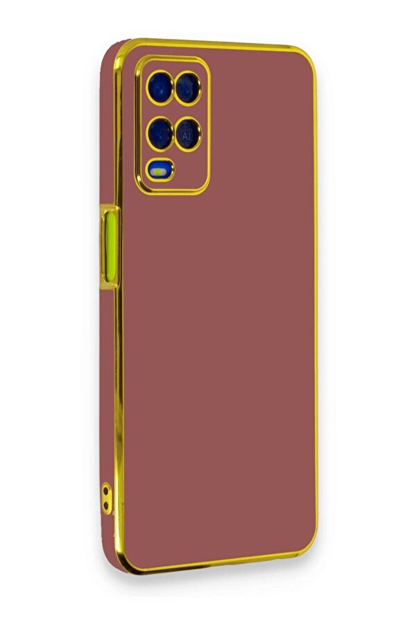 Oppo A54 4G Kılıf Volet Si̇li̇kon - Kırmızı - Dropx8810-1316