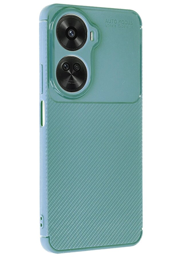Huawei̇ Nova 12 Se Kılıf Auto Focus Karbon Kapak - Koyu Yeşi̇l - Dropx7864-2039
