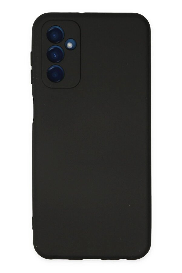 Samsung Galaxy M23 Kılıf Nano İçi̇ Kadi̇fe Si̇li̇kon - Si̇yah - Dropx6151-9516