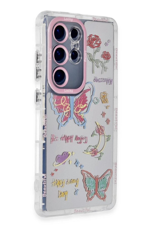 Samsung Galaxy S24 Ultra Kılıf Reflexi̇on Desenli̇ Kapak - Desen 8 - Dropx6520-7757