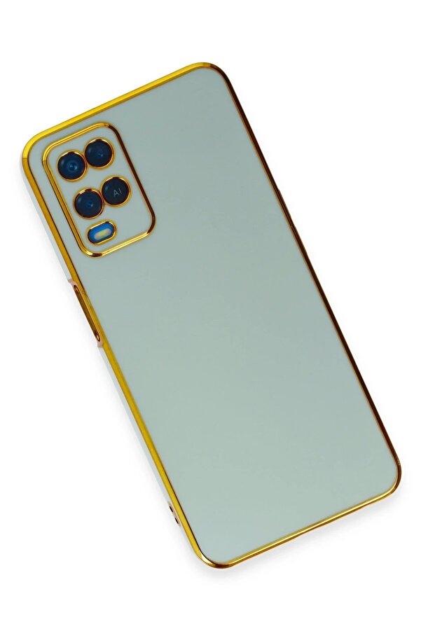 Oppo A54 4G Kılıf Volet Si̇li̇kon - Açık Yeşi̇l - Dropx3844-7781