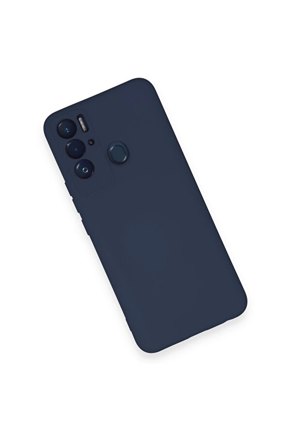Tecno Pova Neo Kılıf Nano İçi̇ Kadi̇fe Si̇li̇kon - Laci̇vert - Dropx3558-7862