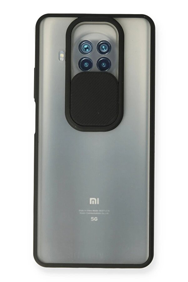 Xi̇aomi̇ Mi̇ 10T Li̇te Kılıf Palm Buzlu Kamera Sürgülü Si̇li̇kon - Si̇yah - Dropx9096-6088