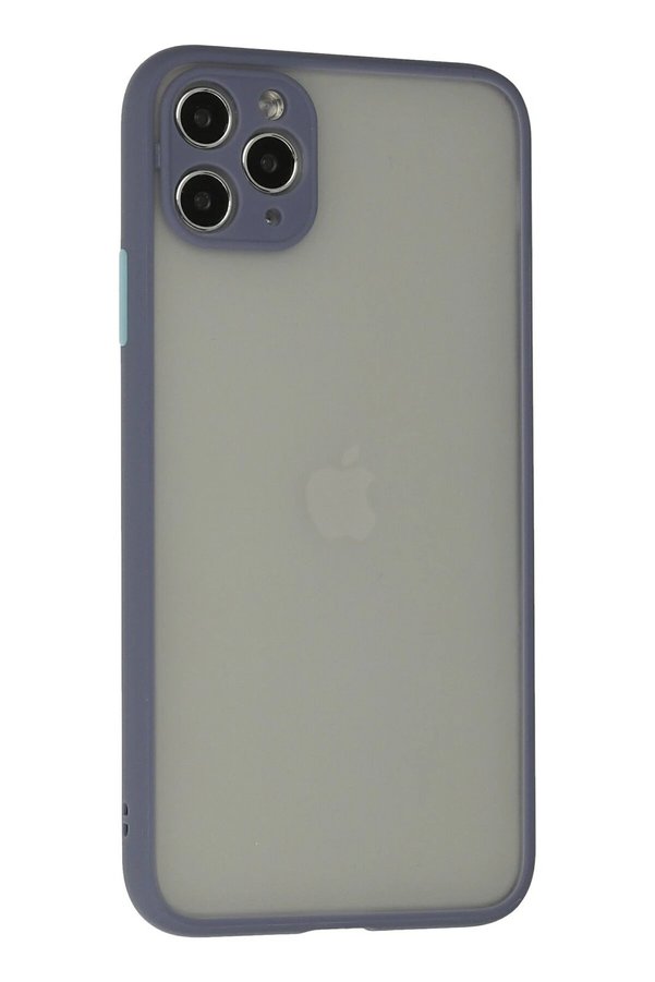 İphone 12 Pro Kılıf Montreal Si̇li̇kon Kapak - Gri̇ - Dropx4632-6263