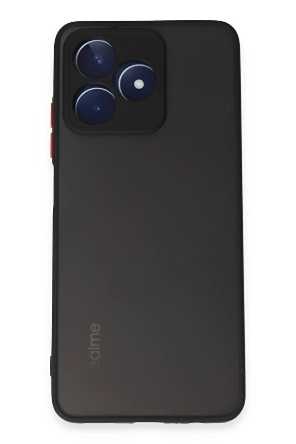 Realme C53 Kılıf Montreal Si̇li̇kon Kapak - Si̇yah - Dropx2503-5512