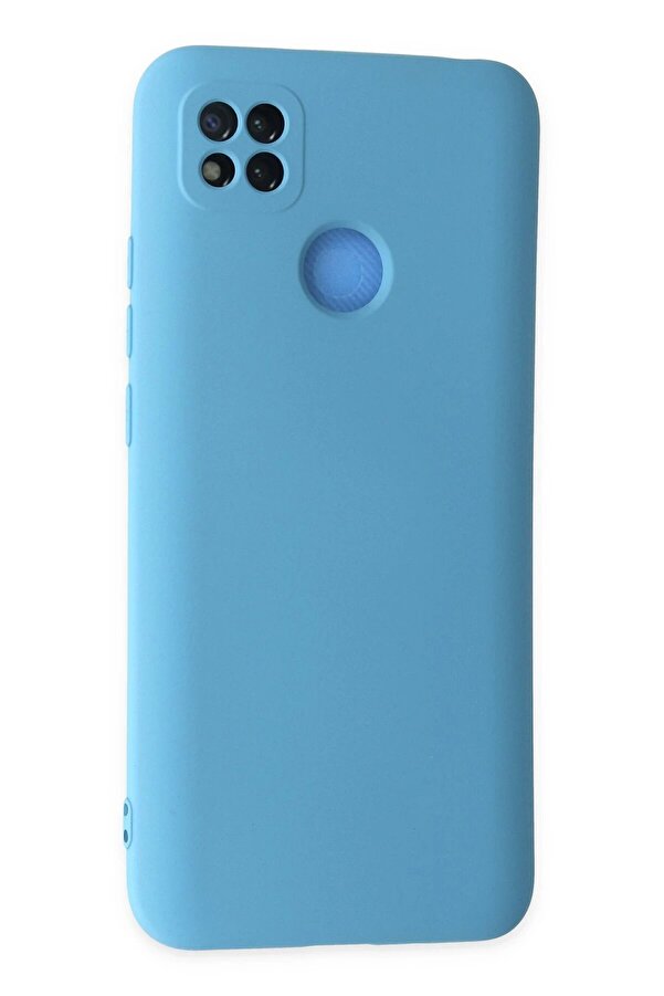 Xi̇aomi̇ Redmi̇ 9C Kılıf Nano İçi̇ Kadi̇fe Si̇li̇kon - Mavi̇ - Dropx9021-8446